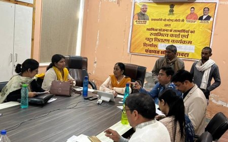 जिला कलक्टर ने पंचायत समिति पावटा व विराटनगर में आयोजित अटल जन सेवा शिविरों का किया औचक निरीक्षण, आमजन के सुने परिवाद