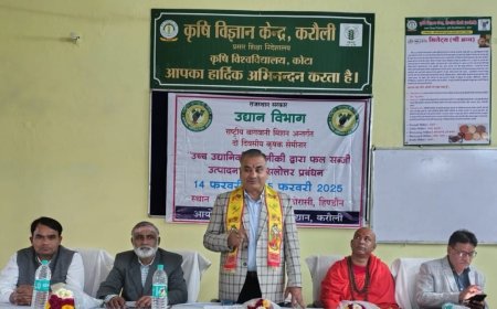करौली में दो दिवसीय उद्यानिकी सेमिनार का शुभारंभ