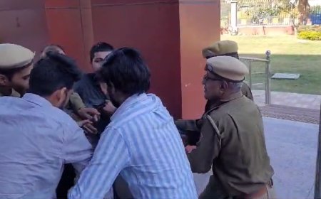 Alwar: पुलिस द्वारा कार्यवाही में विलंब करने का विरोध जताते हुए युवक ने किया आत्मदाह का प्रयास