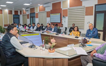 भरतपुर व डीग जिले के विकास कार्यों की समीक्षा बैठक, विकास कार्यों की करें निरंतर मॉनिटरिंग - मुख्यमंत्री भजनलाल शर्मा