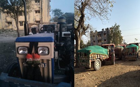 खान विभाग की टीमों ने बड़लियास, बागौर, रायपुर और माण्डलगढ़ में बजरी के अवैध परिवहन में लिप्त 9 वाहन किए जब्त