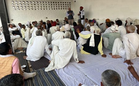 गुर्जर समाज के 22 गांव की मीटिंग में समाज में फैली कुरीतियों को समाप्त करने लिए निर्णय