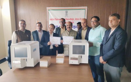 तिजारा और टपूकड़ा के सरकारी अस्पतालों को मिली अत्याधुनिक सीबीसी मशीनें