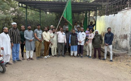 उर्स 21 फरवरी को होगा तकरीर का आयोजन,  हजरत चांद शाह बाबा दरगाह में झंडे की रस्म अदा की