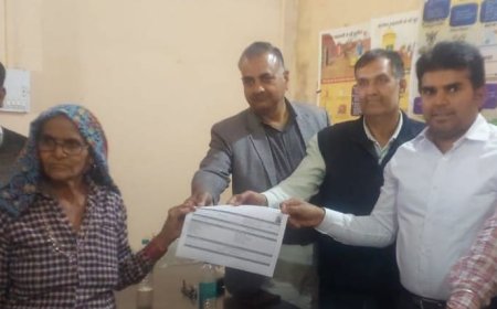 फार्मर्स रजिस्ट्री शिविर का किया निरीक्षण