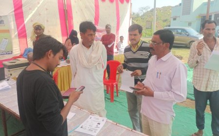 रैणी के गढ़ीसवाईराम, रामपुरा, ईटोली, परबैणी, बहड़को कला पंचायत मुख्यालय पर आयोजित हुए फार्मर रजिस्ट्रेशन कैम्प