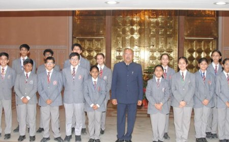 विधानसभा की कार्यवाही देखने पहुंचे स्कूली छात्र: प्रश्नकाल सत्र की कार्यवाही समझी