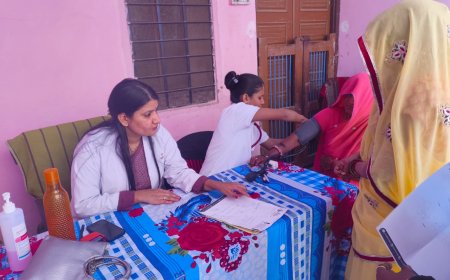 यश हॉस्पिटल के तत्वाधान में कोटड़ी लुहारवास में निशुल्क चिकित्सा शिविर का आयोजन