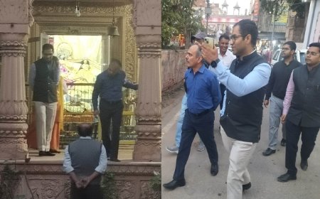 प्रमुख शासन सचिव देवस्थान ने किया विकास कार्यों का निरीक्षण