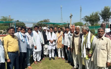 समलेटी में पंच पटेलों सहित ग्रामीणों ने विधायक राजेंद्र मीणा का किया भव्य स्वागत