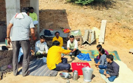 शिव परिवार की हुई मूर्ति स्थापना एवं प्राण प्रतिष्ठा