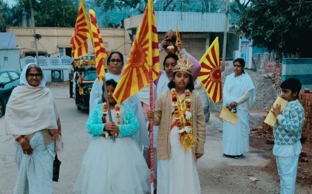 महाशिवरात्रि पर्व पर निकाली रैली