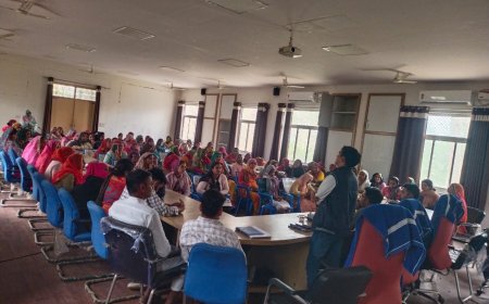 भारतीय रिज़र्व बैंक द्वारा वित्तीय साक्षरता सप्ताह 2025 का पावटा पंचायत समिति में किया आयोजन