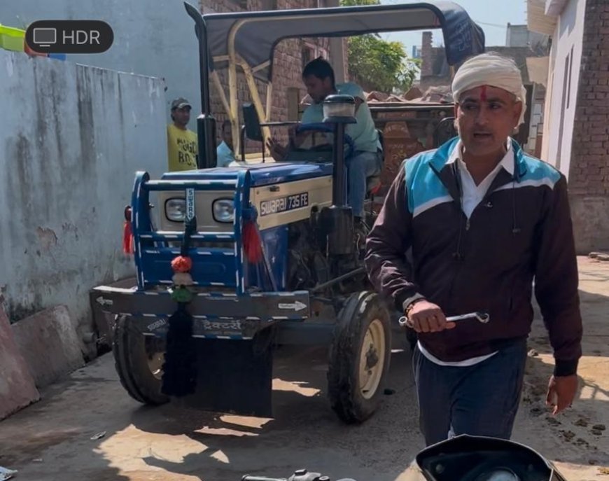 अवैध खननकर्ता वन विभाग की टीम को धक्का देकर ट्रैक्टर-ट्रॉली लेकर फरार