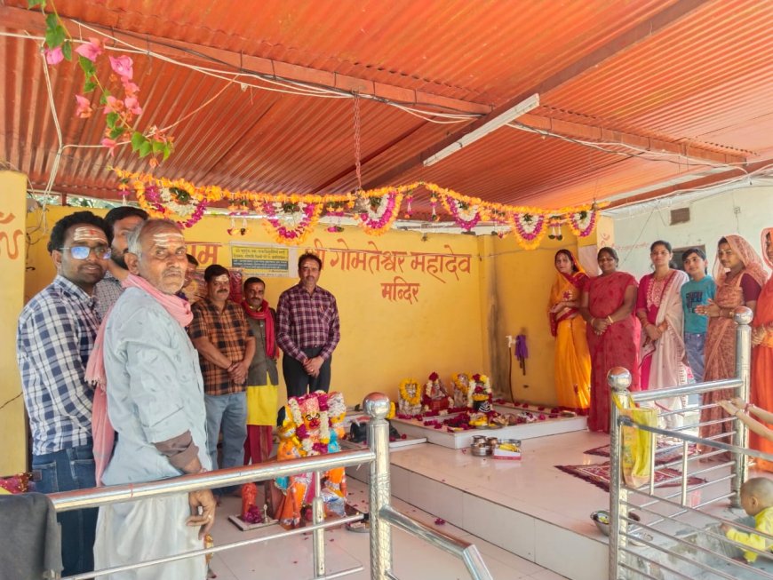 श्री कामधेनु बालाजी मंदिर (संरक्षक - विश्व हिन्दू परिषद,  बजरंग दल) में महाकुंभ गंगाजल से सहस्त्र धारा अभिषेक का दिव्य आयोजन किया गया