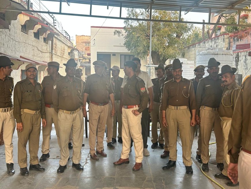 पुलिस अधीक्षक बालोतरा के निर्देशन में उप कारागृह बालोतरा का आकस्मिक निरीक्षण