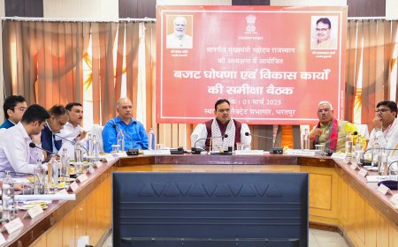 मुख्यमंत्री भजनलाल शर्मा का भरतपुर दौरा: भरतपुर व डीग के विकास के लिए बजट घोषणाओं का समय से क्रियान्वयन हो सुनिश्चित