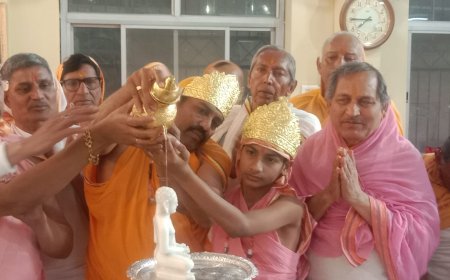 गायत्री नगर में मनाया भगवान मल्लिनाथ जी का मोक्ष कल्याणक