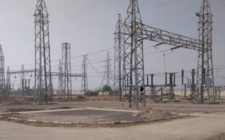 जालूकी रोड स्थित 132 जीएसएस पर घास फूस में लगी आग