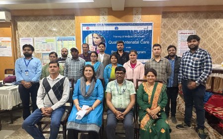 53 चिकित्सा अधिकारियों का किया आमुखीकरण गर्भवती महिलाओं को मिलेगी गुणवत्तापूर्ण एएनसी सेवाऐं