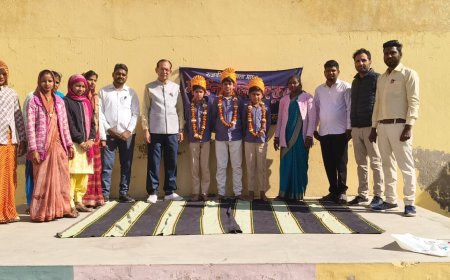 इन्सपायर अवार्ड मानक के तहत नौगावा तहसील के 16 बाल वैज्ञानिको का हुआ चयन