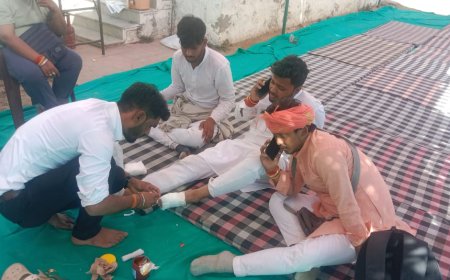 धीरे-धीरे श्याममय हो रहा है उदयपुरवाटी कस्बा, श्याम भक्तों का लिए लगे हैं निशुल्क चिकित्सा शिविर