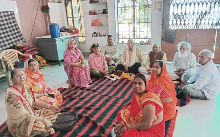 शांतिकुंज हरिद्वार से दिव्य ज्योति कलश यात्रा रथ पहुंचा महुवा