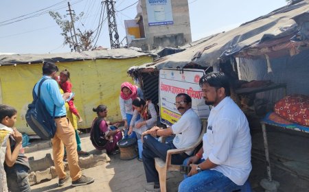 मंजरी संस्थान जयपुर द्वारा बच्चों में किया टीकाकरण