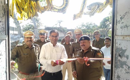 जिला कलक्टर ने किया केन्द्रीय कारागृह भरतपुर का वार्षिक निरीक्षण