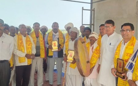 बूढधाम बालाजी आश्रम नौरंगपुरा में होली स्नेह मिलन समारोह का हुआ आयोजन