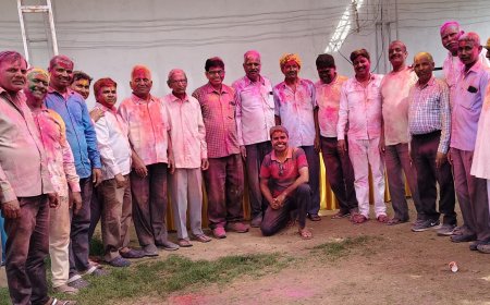 सैनी समाज ने मनाया होली मिलन समारोह