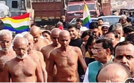 जैनाचार्य वसुनंदी महाराज का लक्ष्मणगढ़ में भव्य मंगल प्रवेश