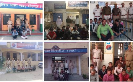 पुलिस की 344 टीमों ने कुल 1139 से अधिक स्थानों पर दबिश देकर 601 वांछित अपराधी किए गिरफ्तार