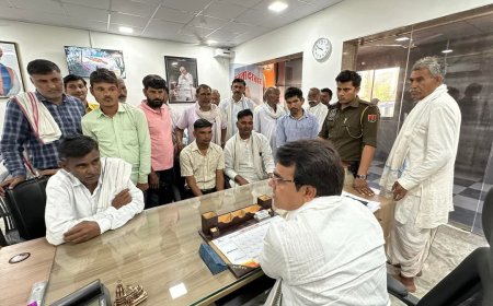 विधायक राजेंद्र मीणा ने आमजन की की जनसुनवाई अधिकारियों को दिए दिशा निर्देश