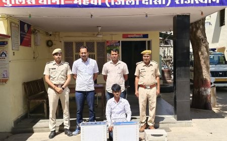 पुलिस ने अस्पताल में चोरी के आरोपी को गिरफ्तार कर माल किया बरामद