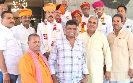 पुष्कर चुनाव में 156 मतो से जीत हासिल की सत्यनारायण भाटी ने  मिलकर करेंगे धर्मशाला का विकास -गोपाल माली