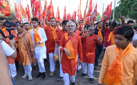 मोहन राम खोली धाम की 125वी  परिक्रमा का मनमोहक आयोजन