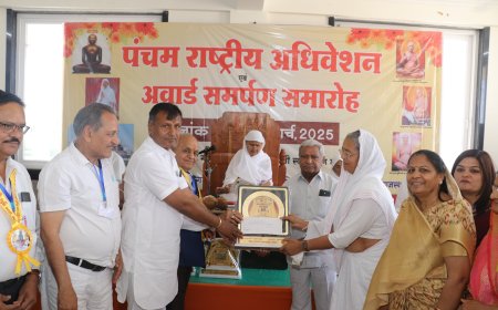 स्वस्ति धाम जहाजपुर में दो दिवसीय  जैन पत्रकार महासंघ का राष्ट्रीय अधिवेशन 22-23  मार्च को संपन्न