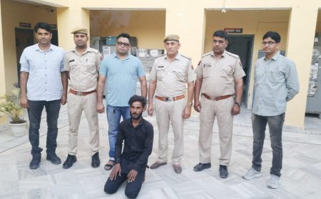 हत्या के फरार आरोपी को मकराना पुलिस ने किया गिरफ्तार, जिला साइबर टीम का रहा मुख्य योगदान