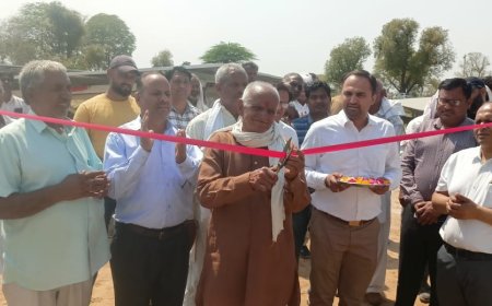 4 करोड़ की लागत से सोलर प्लांट का शुभारंभ,  ग्रिड को मिलेगी सस्ती बिजली