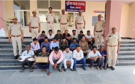 डोमिनेशन अभियान के तहत बाईस गिरफ्तार