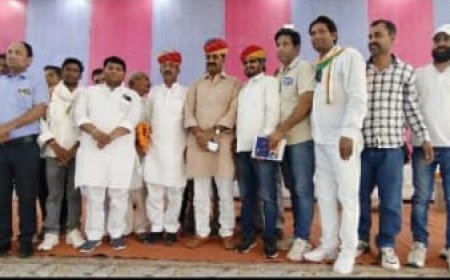 उदयपुरवाटी में ब्लॉक कांग्रेस कमेटी द्वारा संगठनात्मक बैठक का हुआ आयोजन