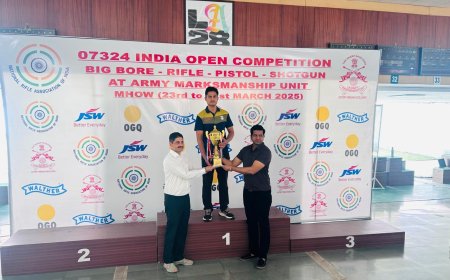यशवंत ढाका ने नेशनल फायरिंग चैंपियन में सिल्वर मेडल और चैंपियन ट्रॉफी जीतकर इंडियन आर्मी के साथ-साथ गांव का नाम किया रोशन