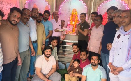 गोविन्दगढ़ में 14 अप्रैल को होगा श्री श्याम वंदना महोत्सव गणेश जी को दिया प्रथम निमंत्रण