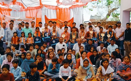 दीवानपुरा में 'शिक्षा पाओ, ज्ञान बढ़ाओ' प्रतिभा सम्मान समारोह का आयोजन