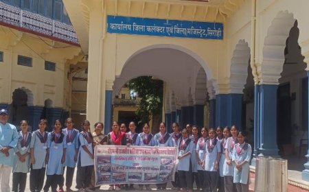 पीएम श्री विद्यालय सिरोही की बालिकाओं ने नगर परिषद,जिला कलेक्ट्रेट, जिला कोषालय, तहसील कार्यालय, पीएफए का किया अवलोकन :समझी कार्यप्रणाली