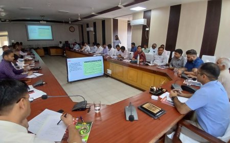 भरतपुर विकास प्राधिकरण बोर्ड की वित्तीय बैठक सम्पन्न विभिन्न विकास कार्यों पर चर्चा कर लिया गया अनुमोदन