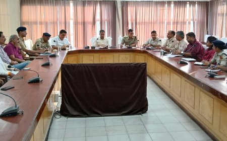 श्रीराम जन्मोत्सव शोभाायात्रा के संबंध में बैठक: आयोजित आपसी समन्वय व भाईचारे के साथ शोभायात्रा उत्सव में ले भाग - जिला कलक्टर