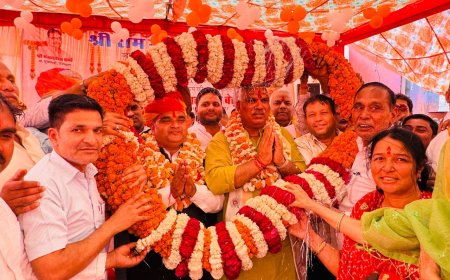 गृह राज्य सरकार जवाहर सिंह बेढ़म ने किया नगर मेले का शुभारंभ