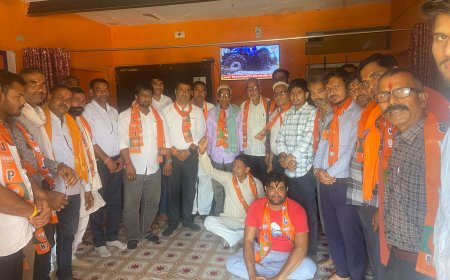 भारतीय जनता पार्टी के 46 वे स्थापना दिवस पर कार्यक्रम हुआ संपन्न